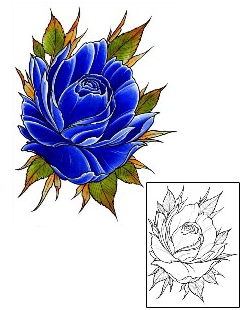 Rose Tattoo Plant Life tattoo | DFF-01519