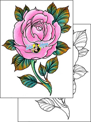 Rose Tattoo plant-life-rose-tattoos-damien-friesz-dff-01522