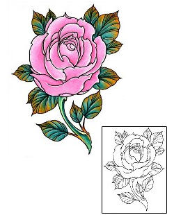 Rose Tattoo Plant Life tattoo | DFF-01522