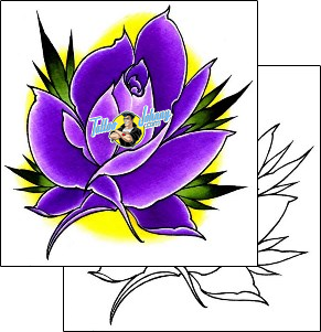 Rose Tattoo plant-life-rose-tattoos-damien-friesz-dff-01523