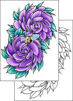 Rose Tattoo plant-life-rose-tattoos-damien-friesz-dff-01525
