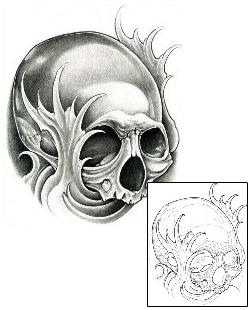 Featured Artist - Damien Friesz Tattoo Horror tattoo | DFF-01543
