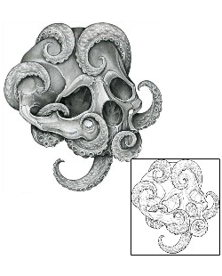 Octopus Tattoo Horror tattoo | DFF-01546