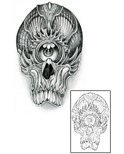 Featured Artist - Damien Friesz Tattoo Horror tattoo | DFF-01548