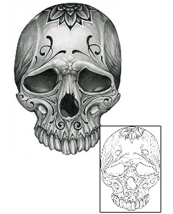 Featured Artist - Damien Friesz Tattoo Horror tattoo | DFF-01549