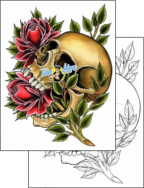 Skull Tattoo horror-skull-tattoos-damien-friesz-dff-01607