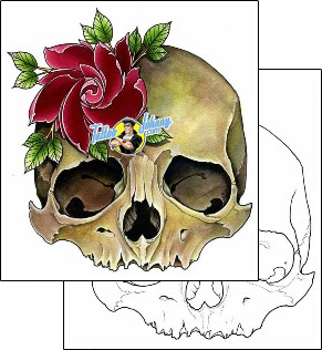 Skull Tattoo horror-skull-tattoos-damien-friesz-dff-01609