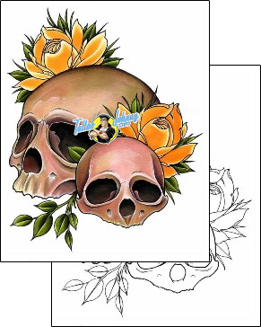 Skull Tattoo horror-skull-tattoos-damien-friesz-dff-01610