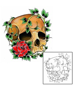 Rose Tattoo Plant Life tattoo | DFF-01611