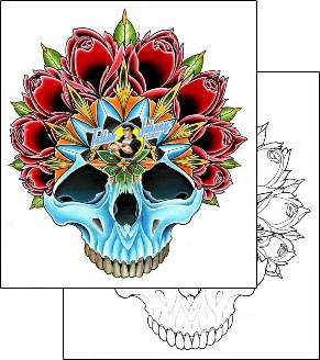 Skull Tattoo horror-skull-tattoos-damien-friesz-dff-01615