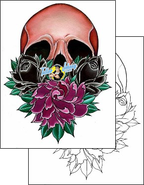 Horror Tattoo skull-tattoos-damien-friesz-dff-01619