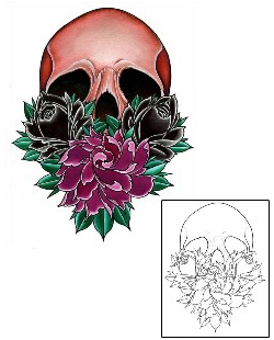 Picture of Amanda Skull Tattoo