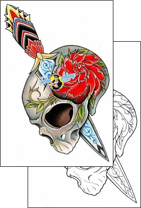 Horror Tattoo skull-tattoos-damien-friesz-dff-01621