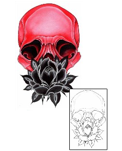 Featured Artist - Damien Friesz Tattoo Guadalupe Skull Tattoo