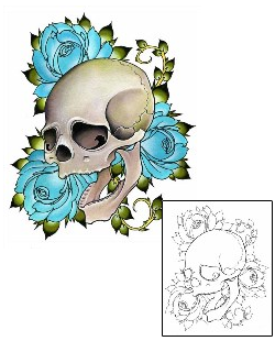 Featured Artist - Damien Friesz Tattoo Edward Skull Tattoo