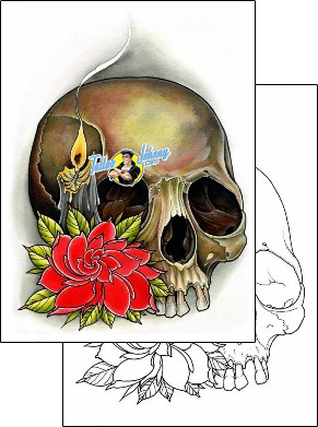 Horror Tattoo skull-tattoos-damien-friesz-dff-01628