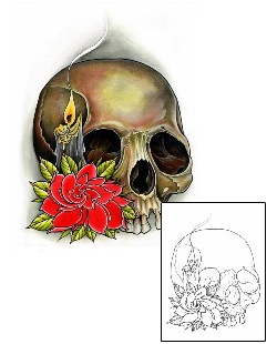 Candle Tattoo Isaac Skull Tattoo