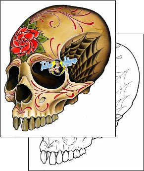 Horror Tattoo skull-tattoos-damien-friesz-dff-01629