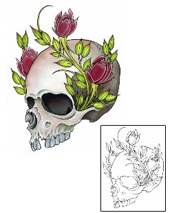 Featured Artist - Damien Friesz Tattoo Santiago Skull Tattoo