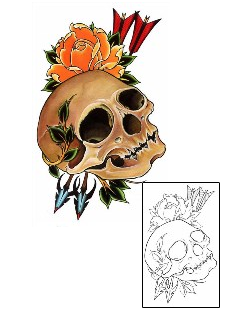 Featured Artist - Damien Friesz Tattoo Sergio Skull Tattoo