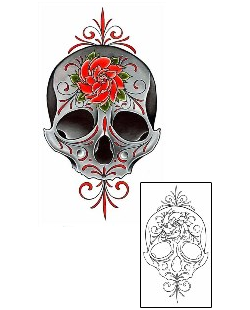 Featured Artist - Damien Friesz Tattoo Anthony Skull Tattoo