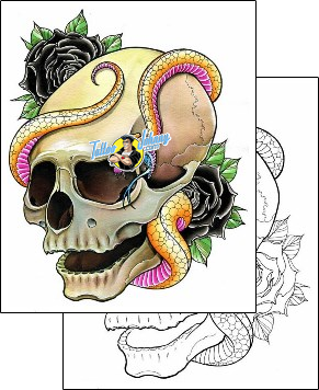 Horror Tattoo skull-tattoos-damien-friesz-dff-01636