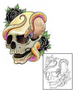 Reptiles & Amphibians Tattoo Timmy Skull Tattoo