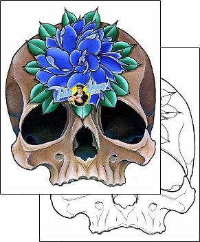 Horror Tattoo skull-tattoos-damien-friesz-dff-01638