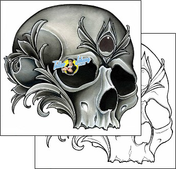 Horror Tattoo skull-tattoos-damien-friesz-dff-01646