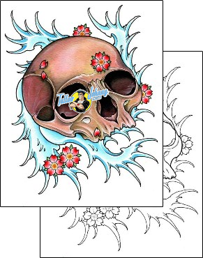 Skull Tattoo horror-skull-tattoos-damien-friesz-dff-01649