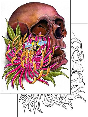 Skull Tattoo skull-tattoos-damien-friesz-dff-01650