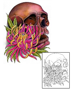 Chrysanthemum Tattoo Alejandro Skull Tattoo