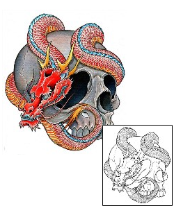 Dragon Tattoo Ruben Skull Tattoo