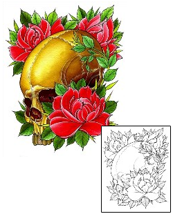 Picture of Javier Skull Tattoo