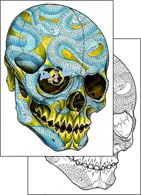 Horror Tattoo skull-tattoos-damien-friesz-dff-01654