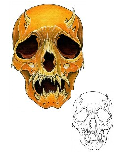 Featured Artist - Damien Friesz Tattoo Ronnie Skull Tattoo