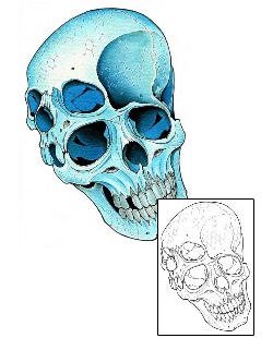 Featured Artist - Damien Friesz Tattoo Rex Skull Tattoo