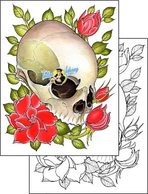 Horror Tattoo skull-tattoos-damien-friesz-dff-01664