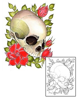 Picture of Nelson Skull Tattoo