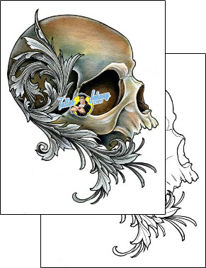 Horror Tattoo skull-tattoos-damien-friesz-dff-01668