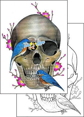 Bird Tattoo skull-tattoos-damien-friesz-dff-01670