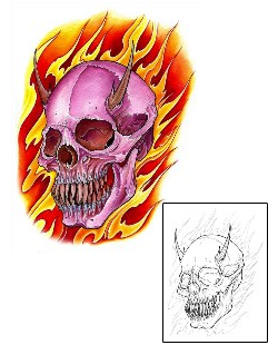 Evil Tattoo Logan Skull Tattoo