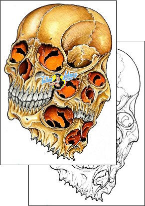 Horror Tattoo skull-tattoos-damien-friesz-dff-01685