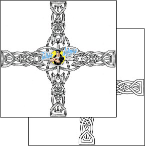 Cross Tattoo for-women-lower-back-tattoos-doug-billian-dgf-00090