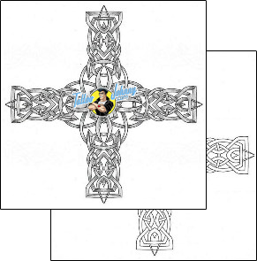 Cross Tattoo dgf-00092