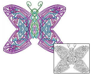 Butterfly Tattoo Specific Body Parts tattoo | DGF-00146