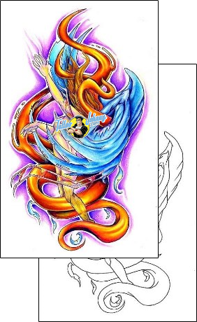 Wings Tattoo fantasy-tattoos-doug-billian-dgf-00166
