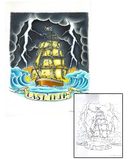 Nautical Tattoo Marine Life tattoo | DHF-00009