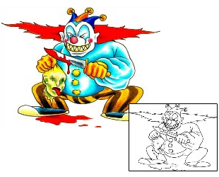 Clown Tattoo Mythology tattoo | DHF-00011