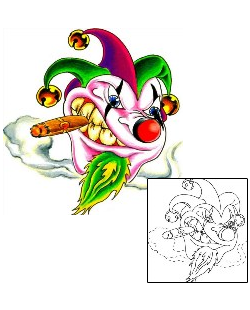 Joker - Jester Tattoo Tattoo Styles tattoo | DHF-00012